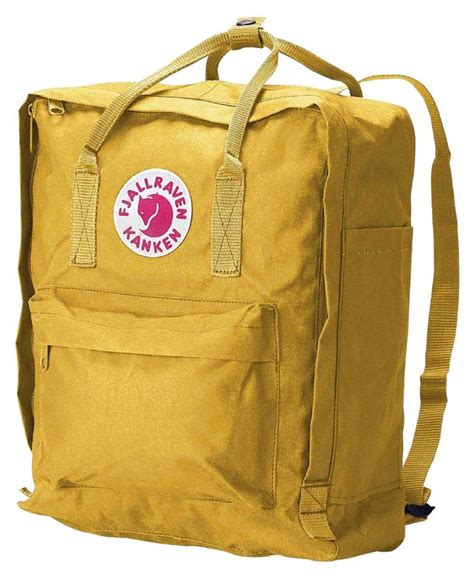 backpack with a fox logo.